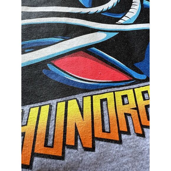 The Hundreds x Hook-Ups Adam Bomb Red Eyes T-Shirt Grey Size Medium 2013 - Picture 3 of 9